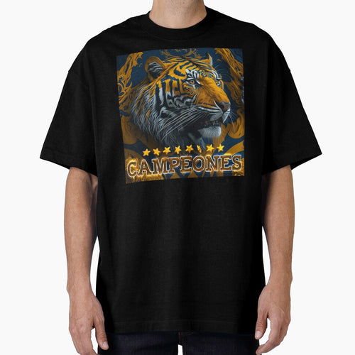 "The Triumphant Roar: Impressive Design of the Tigres de Monterrey UANL. Champions" by churrito