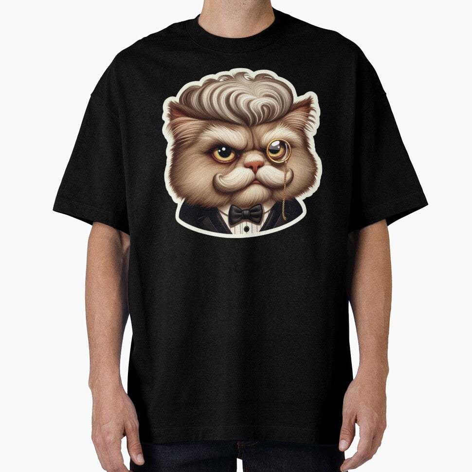 Grumpy Old Cat Dressed Like a Rich CEO Reloaded-Viral Drop 2025 by Imaginarium of Chaos falcon88