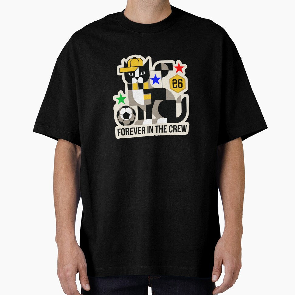 Geometric Cat Supporter: Forever in the Crew. by ZUMERI