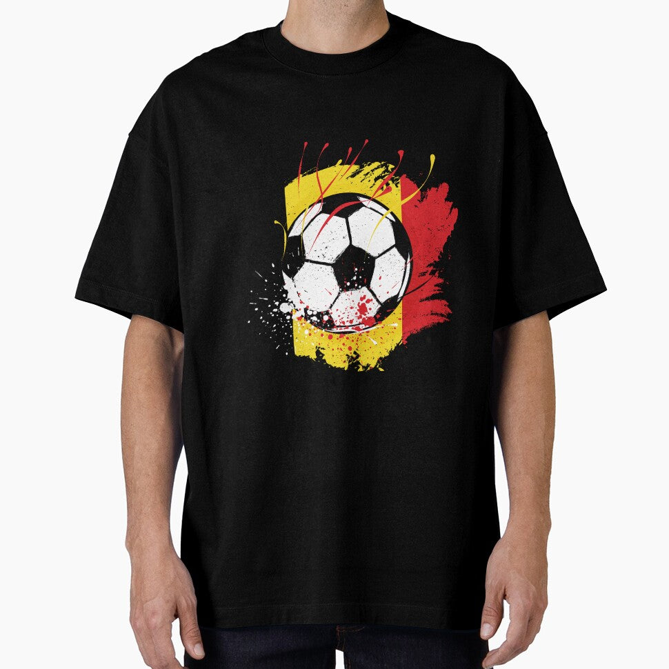 Belgium Football Belgium Flag Grunge Soccer fan by Designer-Girl