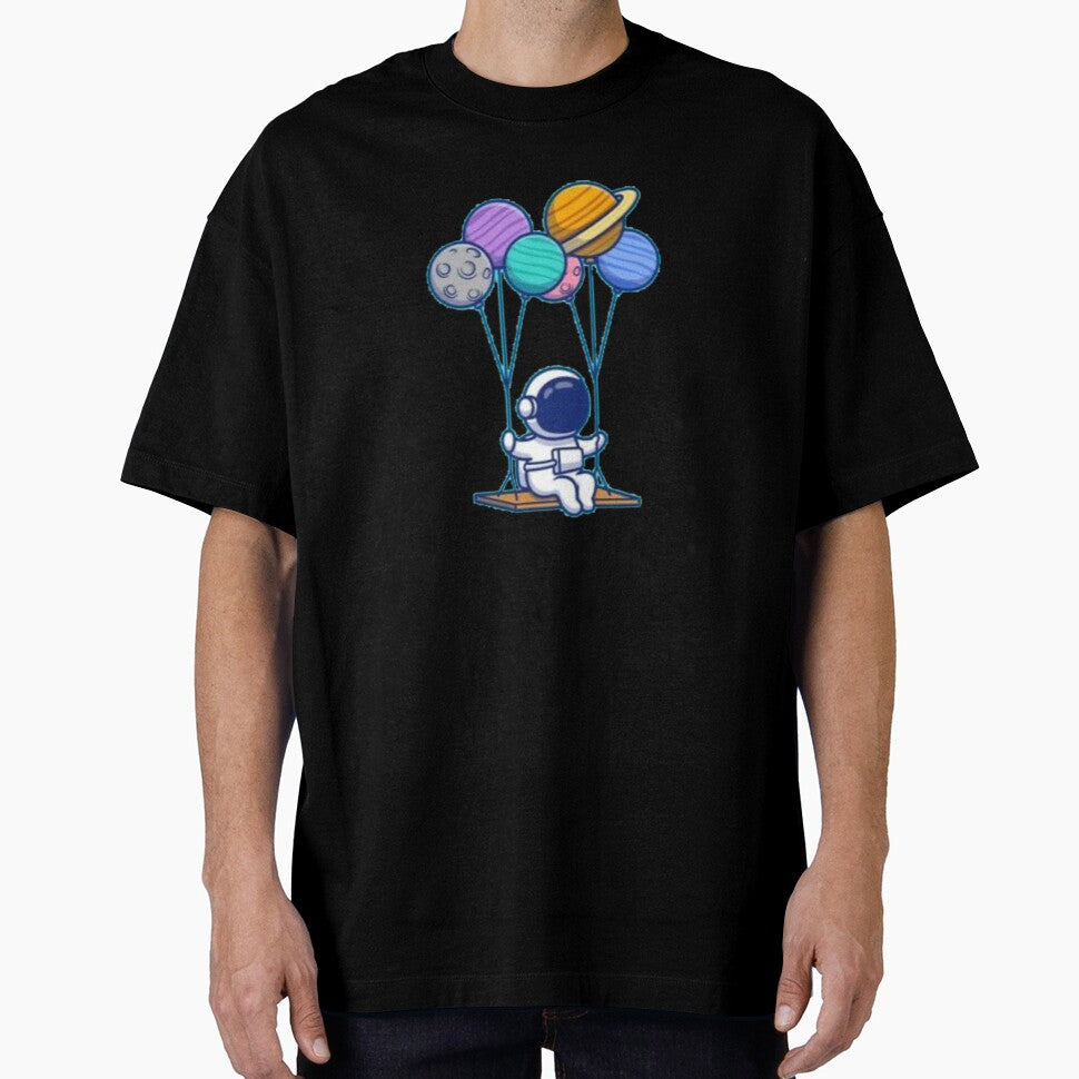 An astronaut swings by the planets.. by ZghoulStore