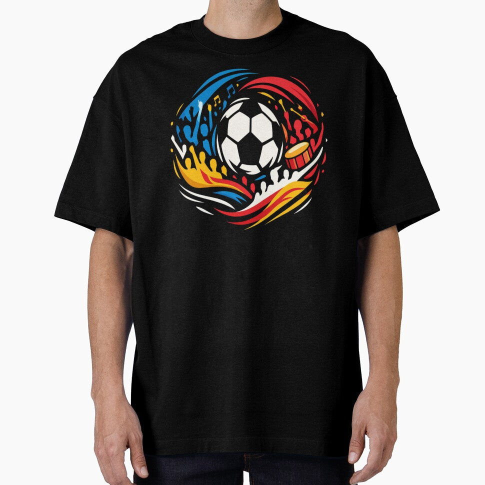 Match Day Energy – Abstract Football Art by RMTrendy