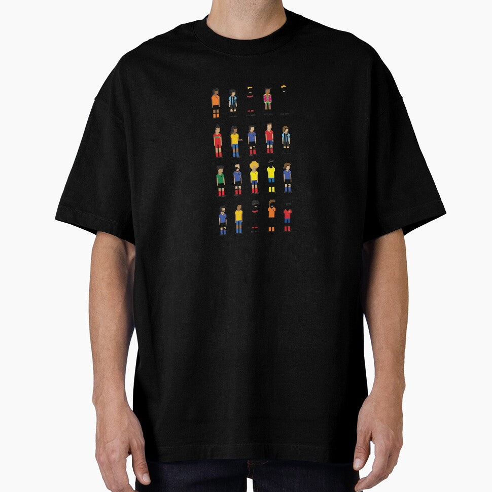 Historic football players in 8-bit T-Shirt_185276 by KTY-NUSS