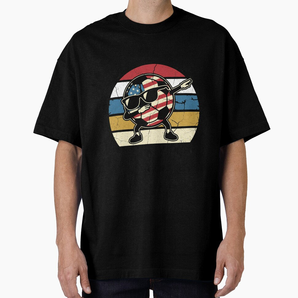 Dabbing Soccer Player T-Shirt for Boys & Men, American Sports Tee, Fun Dabbing Soccer T-Shirt for Boys, Men Women, Sports Enthusiast Wear by humex