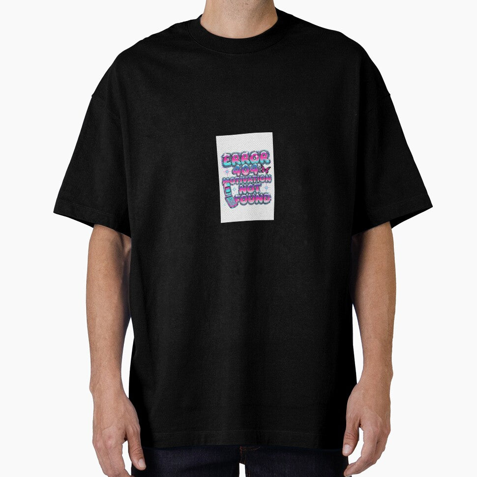 Error 404 Motivation Not Found Y2K Glitch by tsnow2513