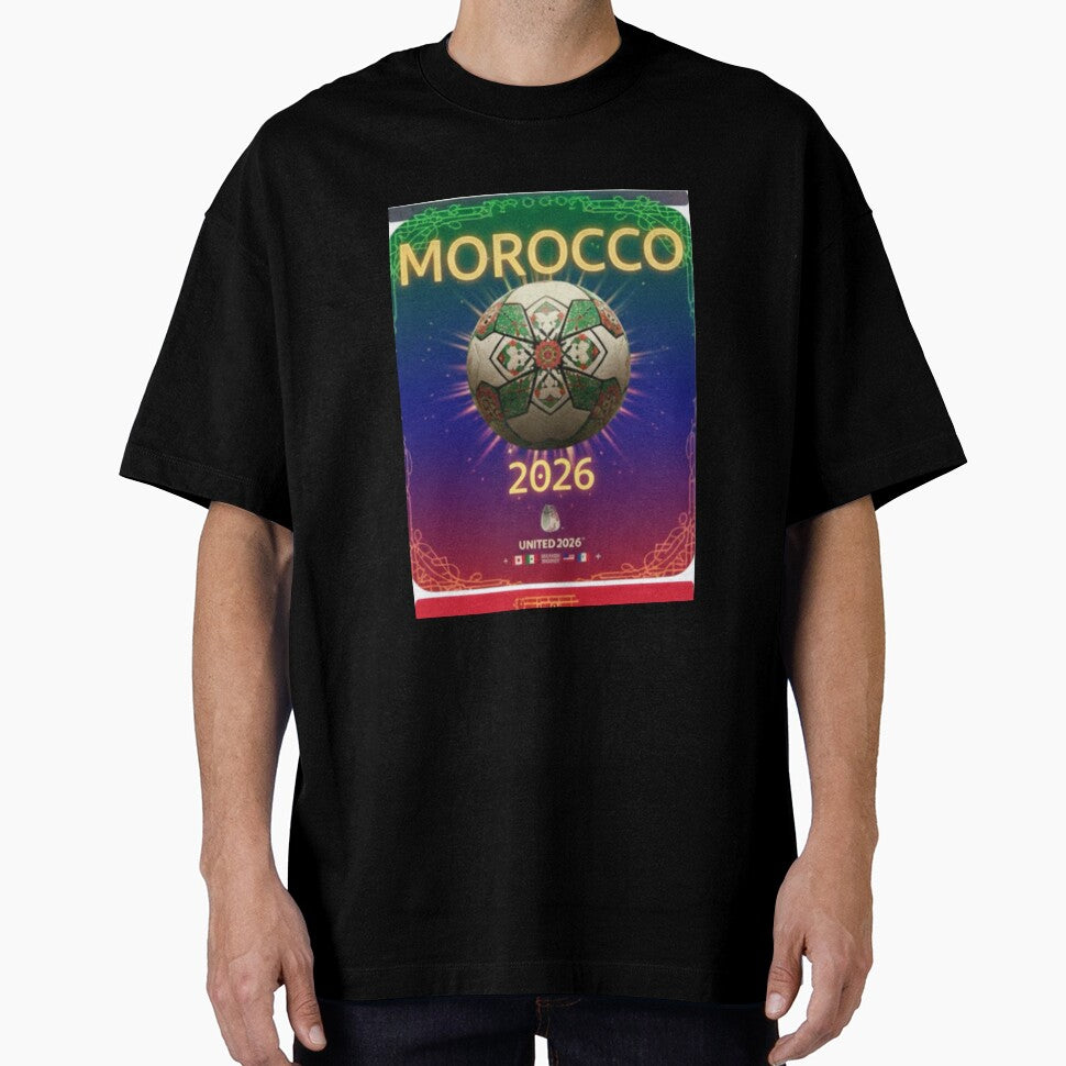 Morocco 2026 World Cup - Traditional Zellige Football Design by Moccroad