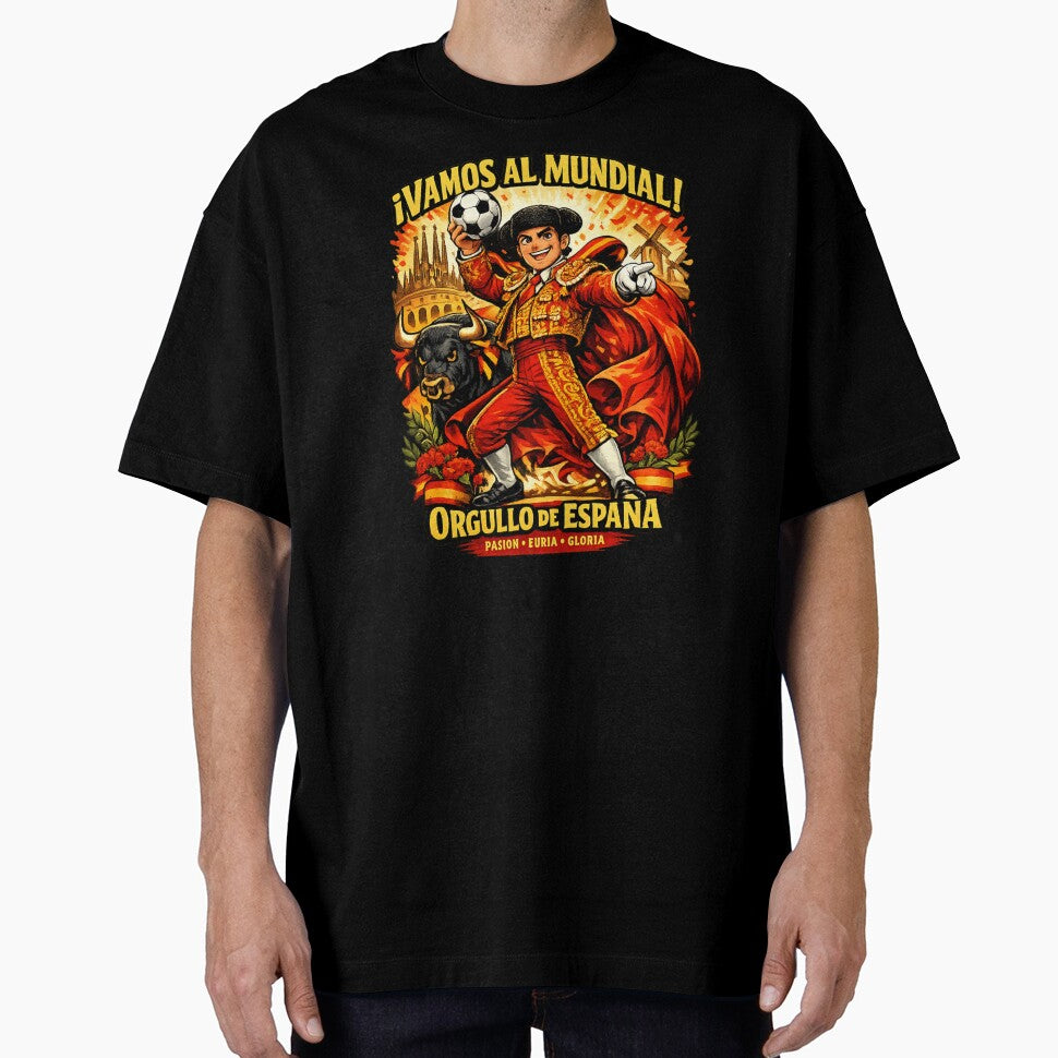 Spain World Cup 2026 Matador Fan Shirt by Retro Arabica
