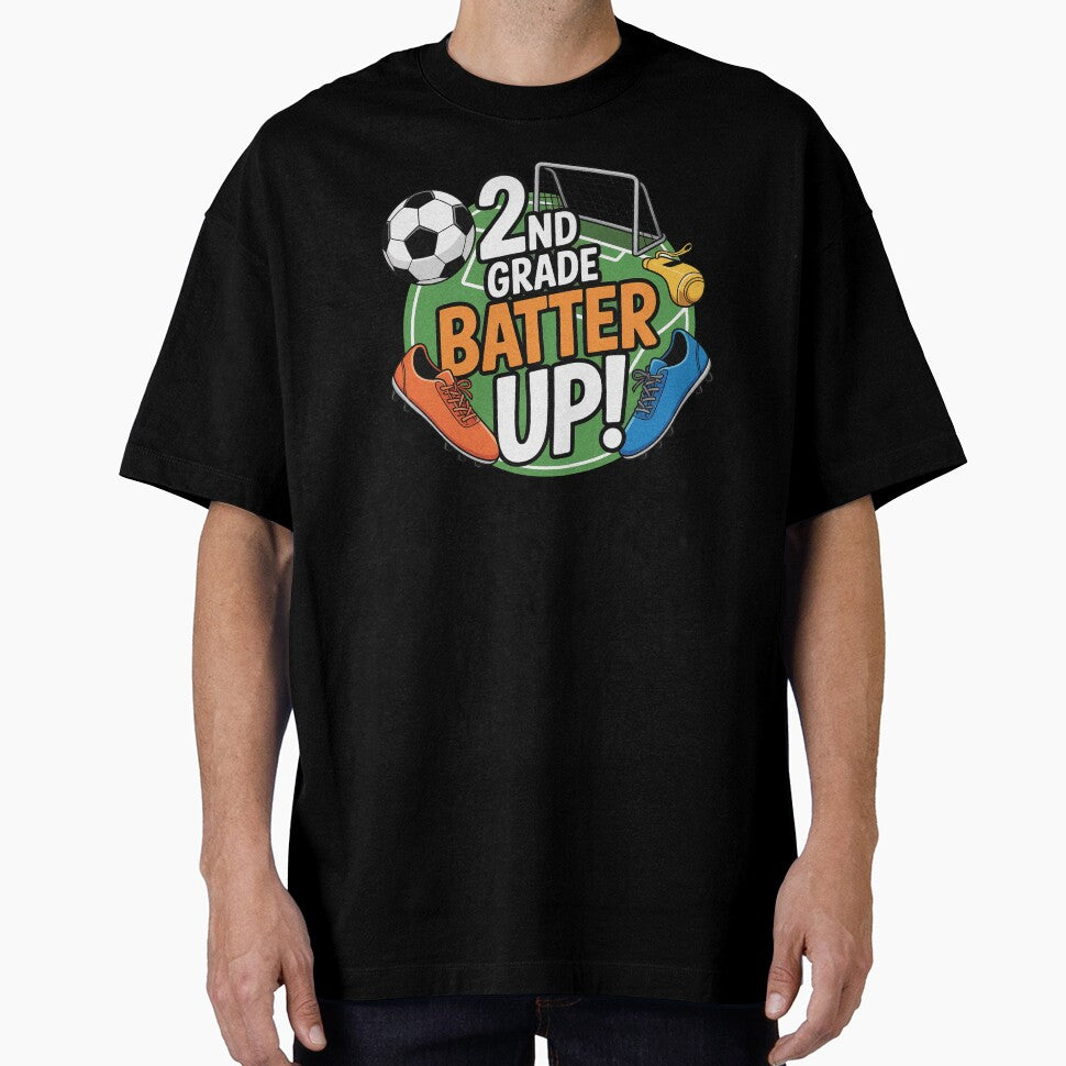 2nd Grade Batter Up Soccer Back To School by PietrzakDesign