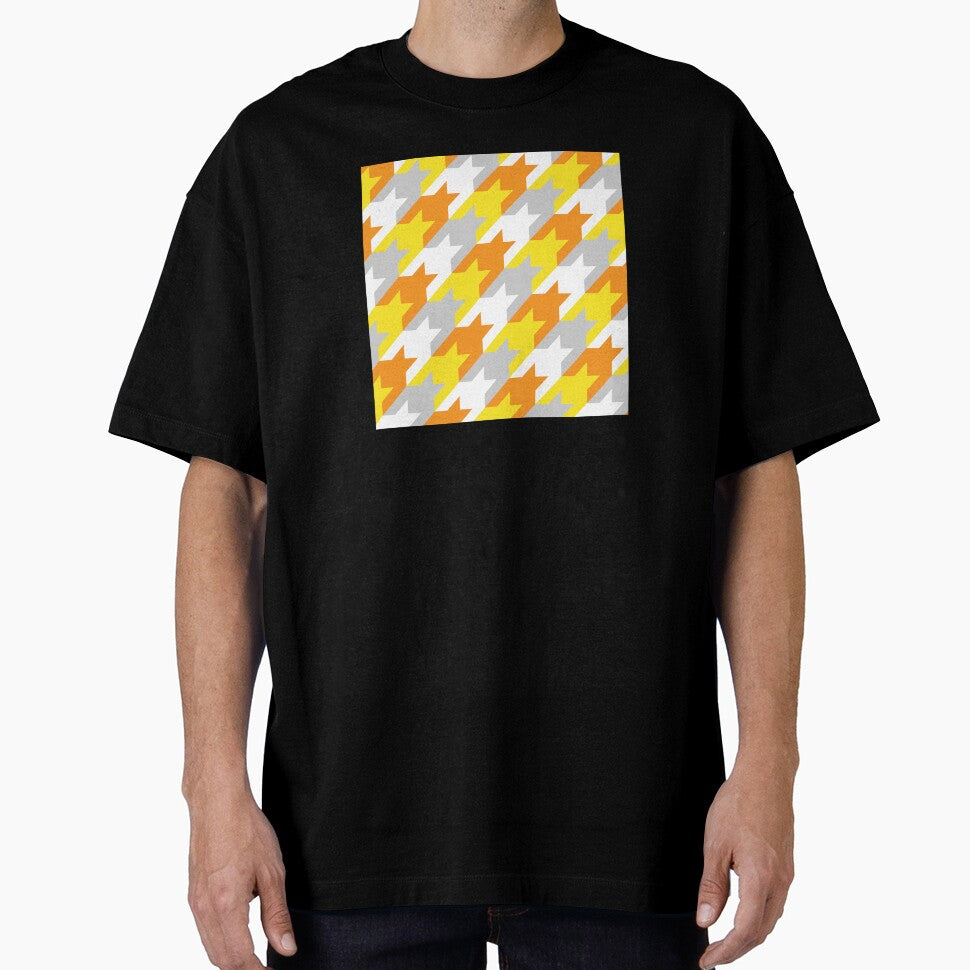Sunshine Houndstooth by curtjankadesign