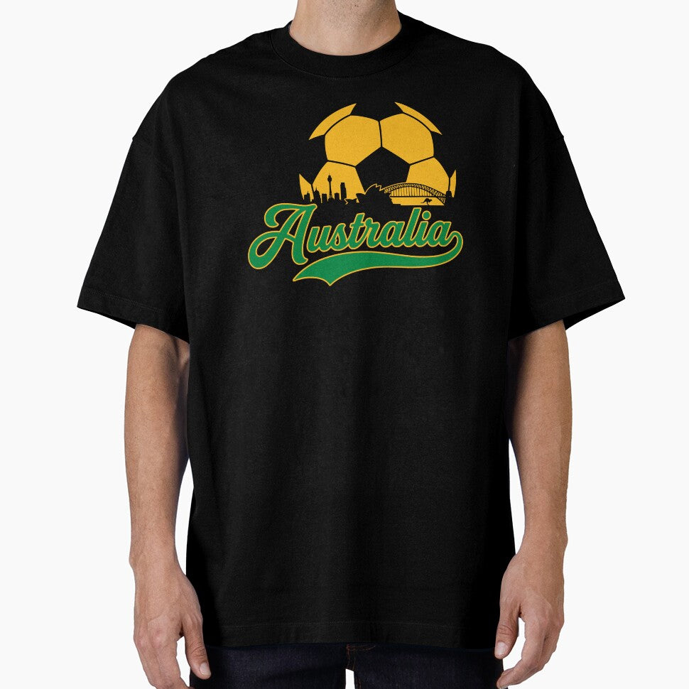 Retro Australia Soccer Skyline Football Fan Graphic by Imaginationbeyond
