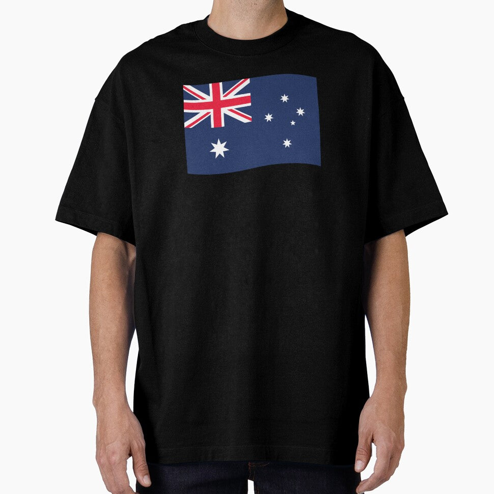 Australia Wave Flag (On Black) by STUDIO-72