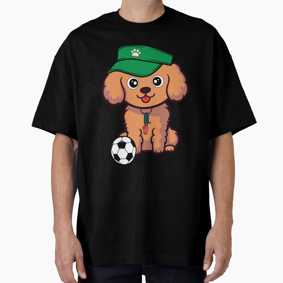 Soccer Player Brown dog by Pet Station