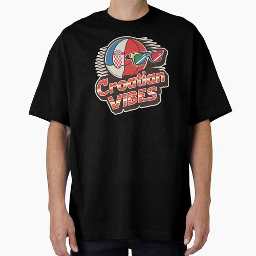 ''Croatian Vibes'' Proud to be Croatian T-Shirt by Witty Shirts