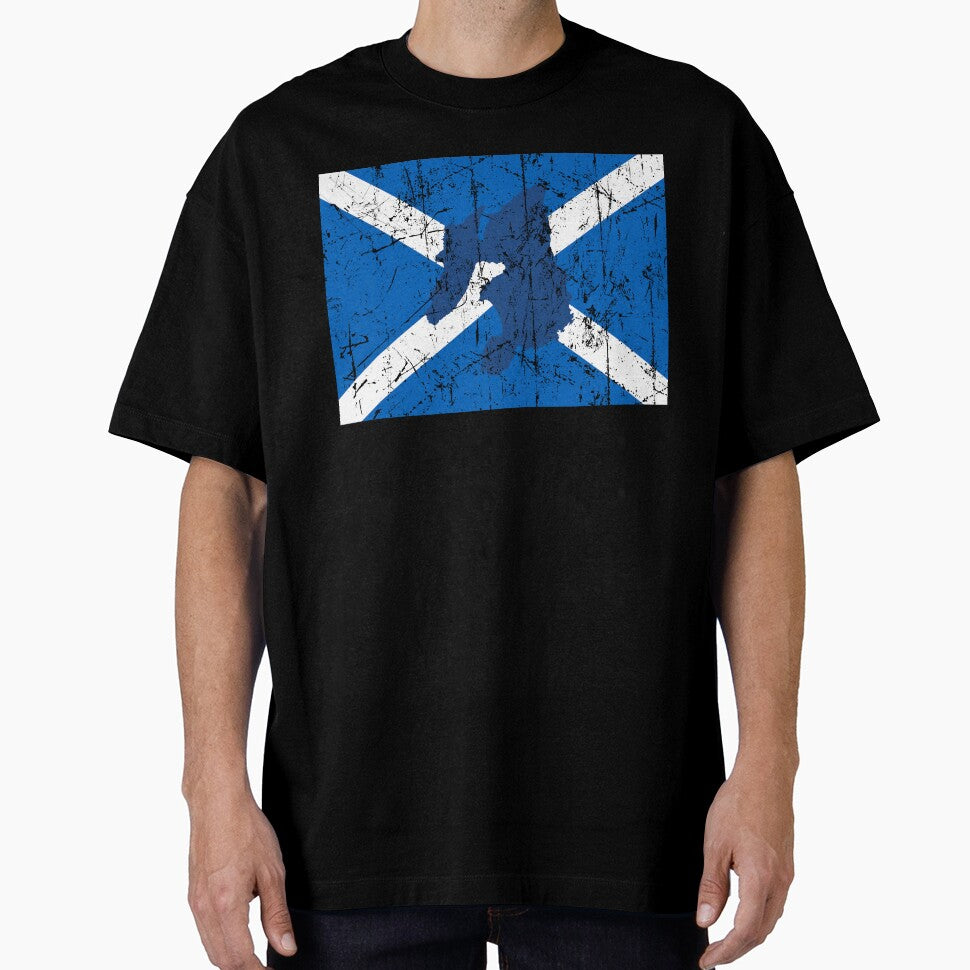 Islay on Scotland Flag - Distressed by isleheid