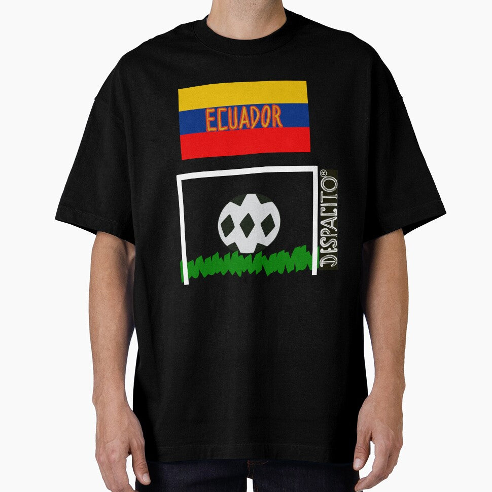 Ecuador Flag Soccer Ball Futbol Football Graphic Design by lovemedespacito