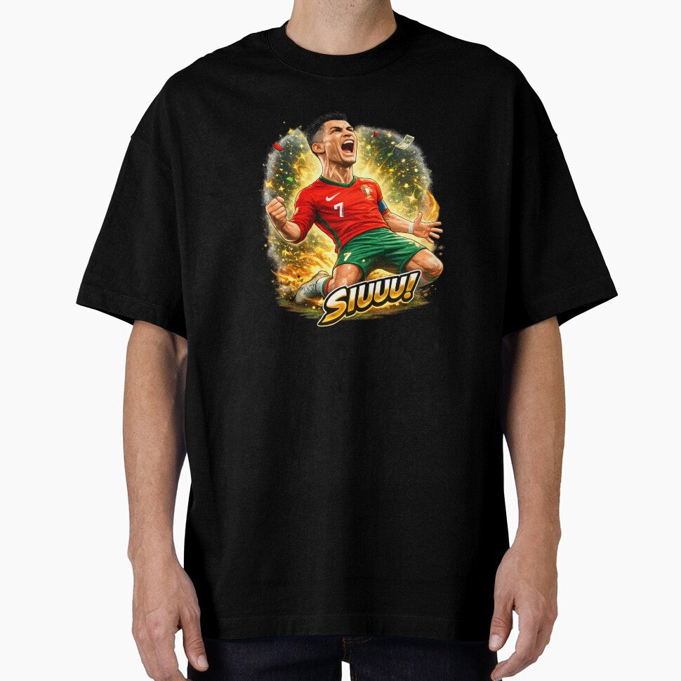 CR7 SIUUU Celebration Cartoon – Legendary Football Goal Celebration by KawaiiOrbit