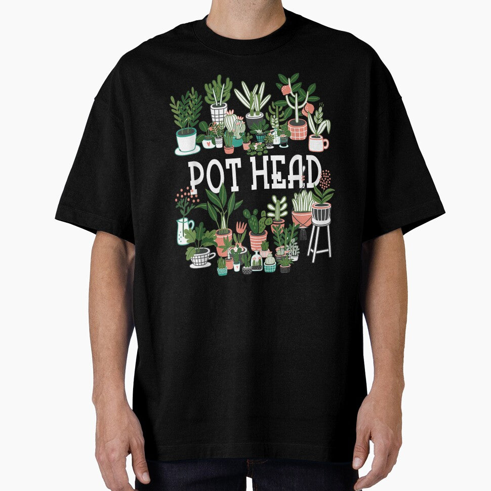 Plant Lover and Gardener: Pot Head Succulent Short Sleeve T-Shirt by animal-x1