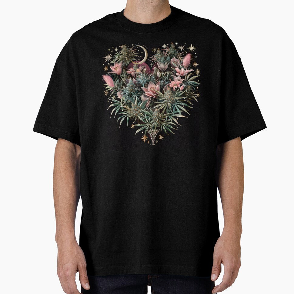 “Heart of Hemp: Oversized Cannabis Blooms” by Art-Vortex-fr