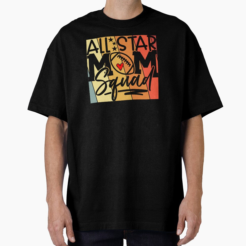 All star  football mom squad vintage design by Moussa  Sussi