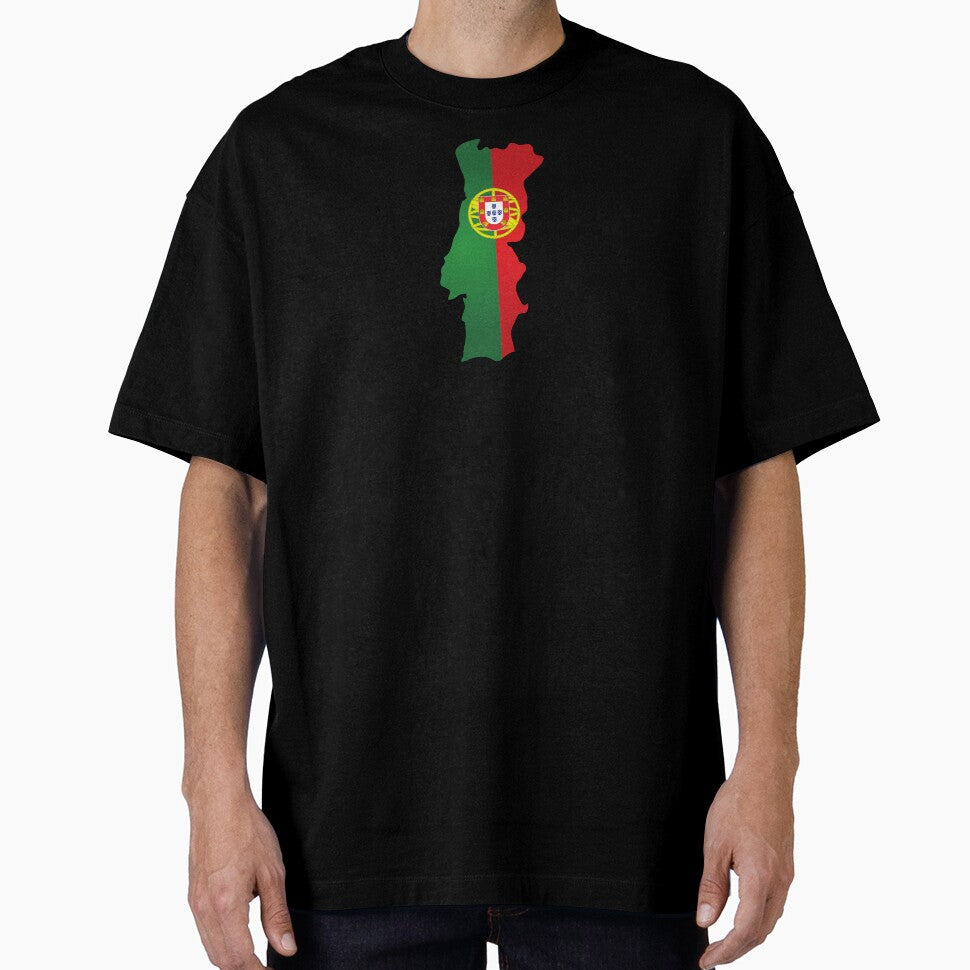 Portugal Map with Flag by MyIdentityShop