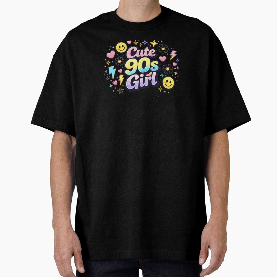 Cute 90s Girl Shirt – Retro 90s Babe Aesthetic Tee | Vintage 1990s Nostalgia Fashion by MEMORY-LN-Tees