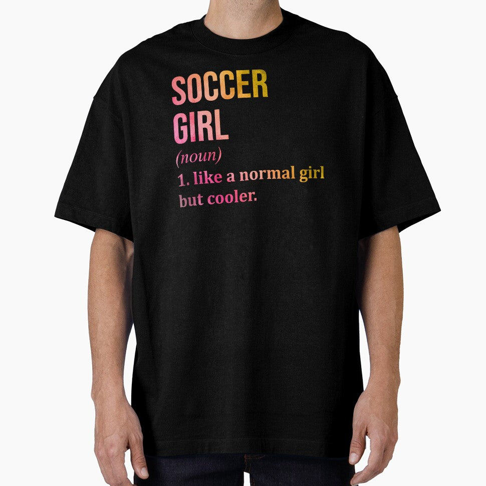 Soccer Girl Definition in Watercolor by XCIV