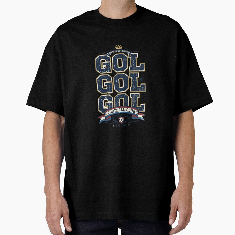 Gritando Gol Distressed Vintage Sports Soccer Stadium Shout by PictoVibe