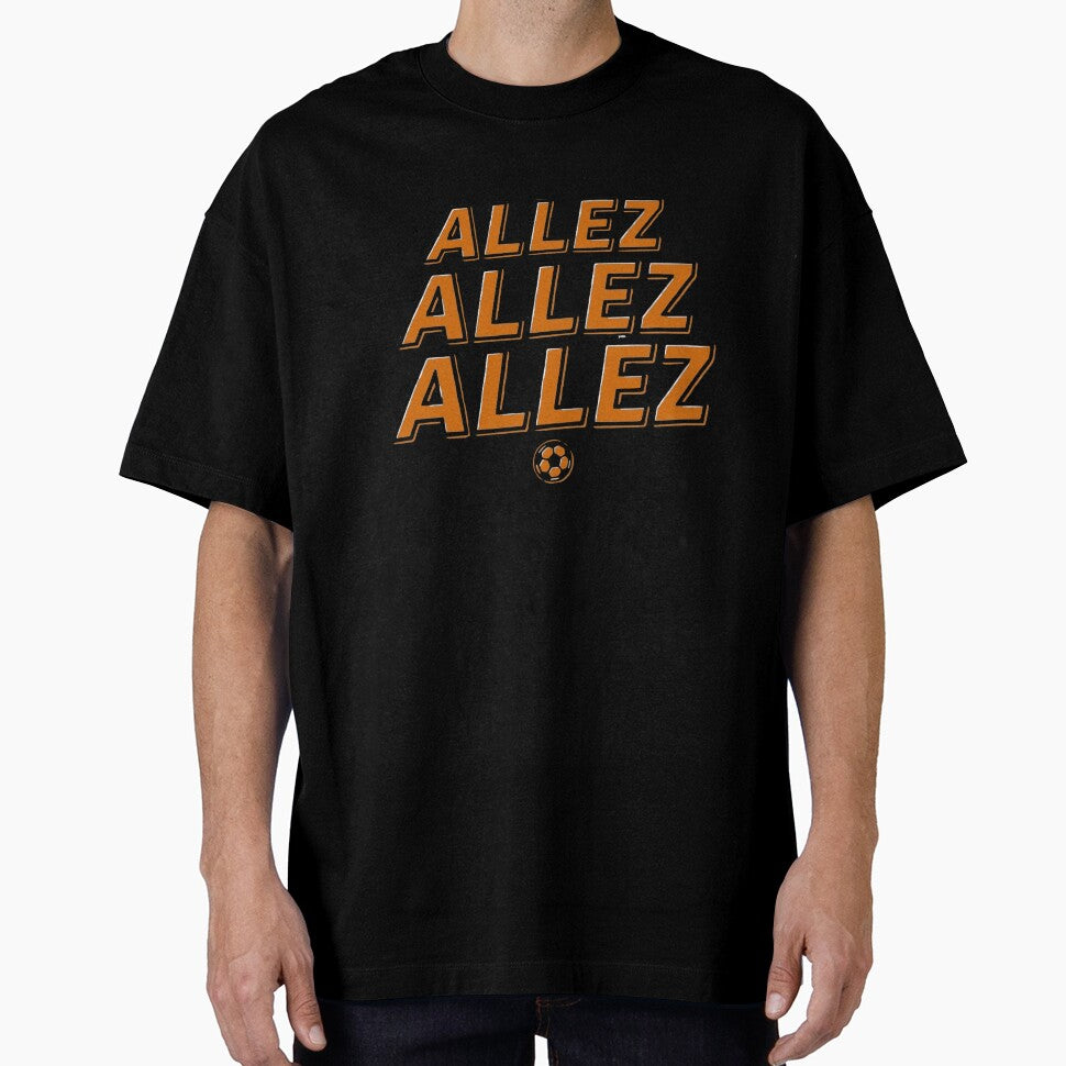 ALLEZ ALLEZ ALLEZ Soccer Fan Chant Typography by Lulustarfox