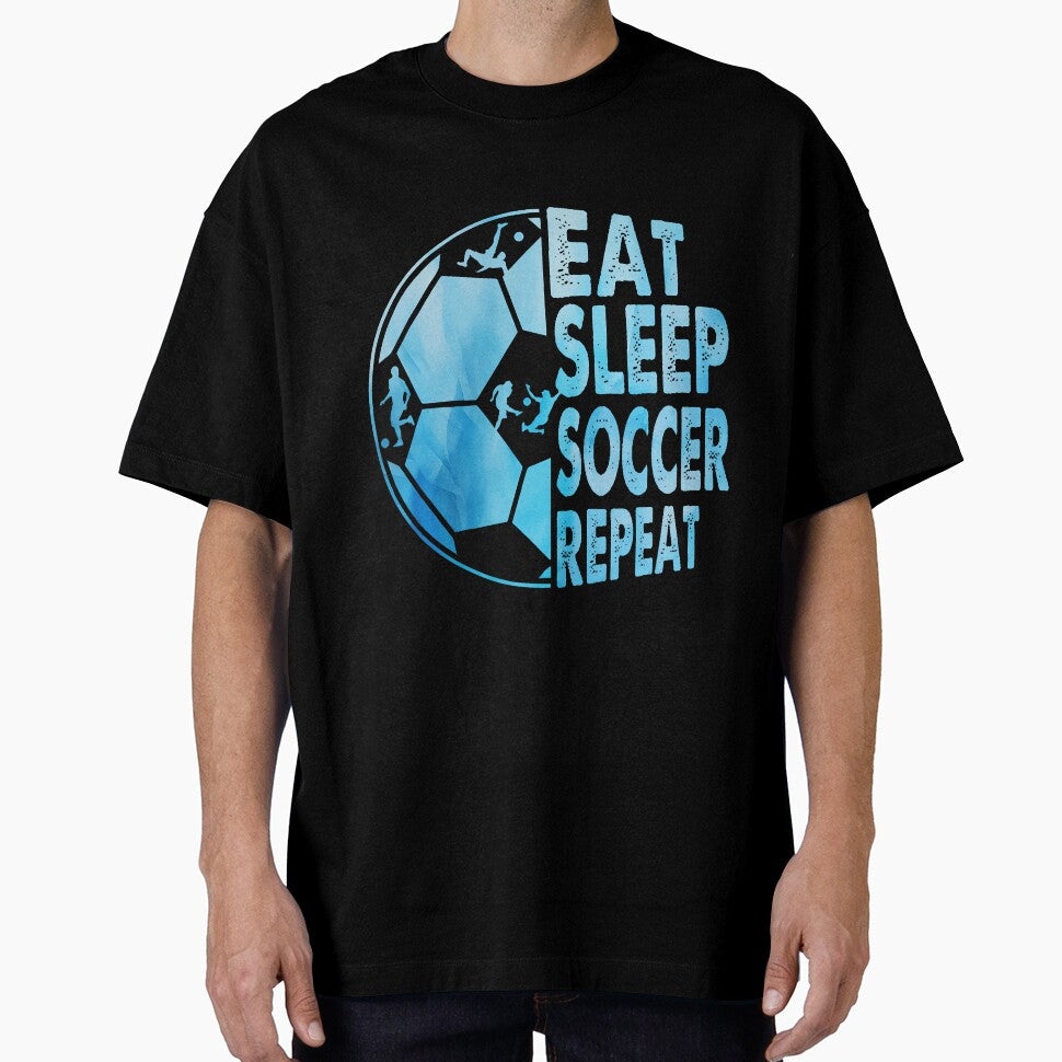 Eat Sleep Soccer Repeat For Youth Girls Boys Purple by heupelipocko