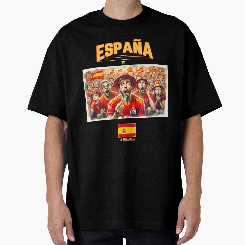 Spanish Fans Euro24, sausage on a Fork. Spain by Get-Forked