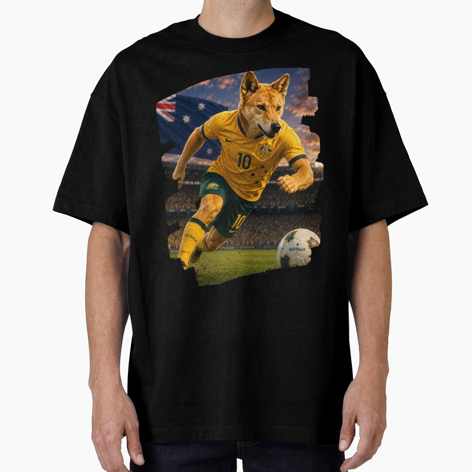 World cup 2026 Australia soccer spirit | Dingo Australia Stamina Soccer Fan Art by WhatASunShine