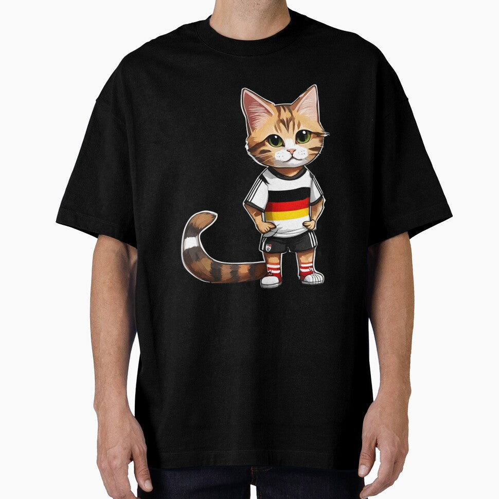 GERMANY Sports Team: a Cat wearing colours of German Flag D05 by PerfectDay2Play