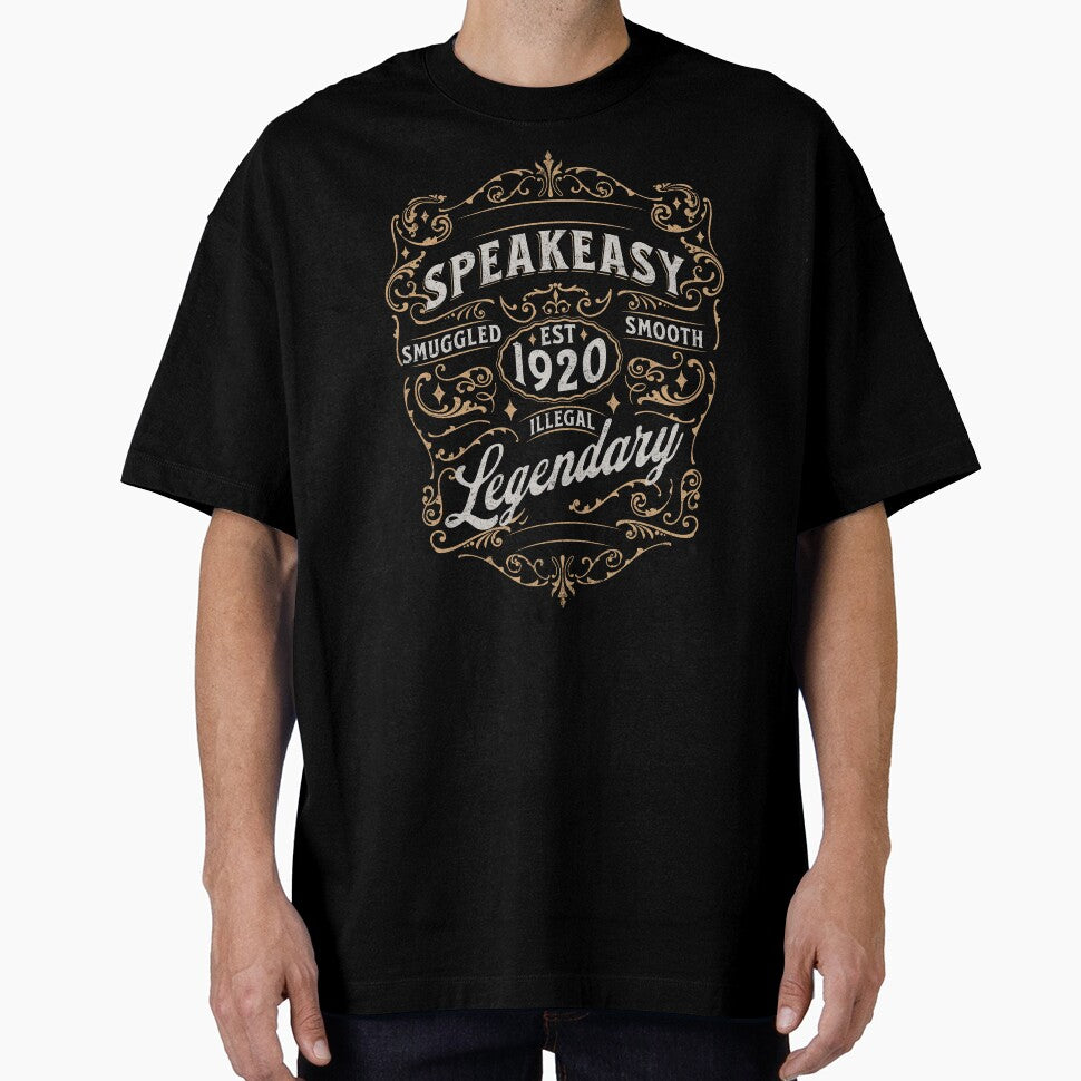 Vintage Victorian Speakeasy Label by Nacho Average Designs