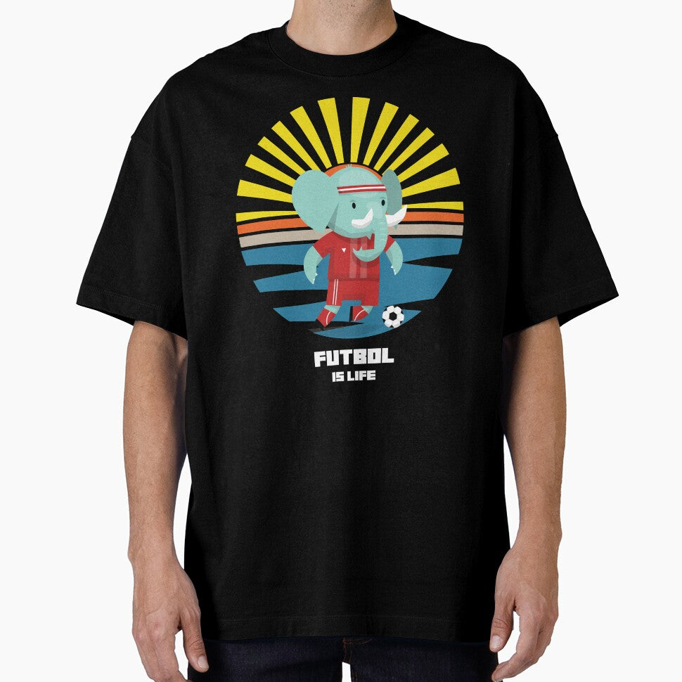 Futbol Is Life Elephant Soccer Super Star by TheWildFlix