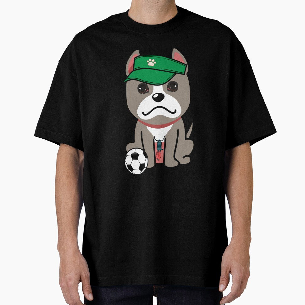 Soccer Player Grey Dog by Pet Station