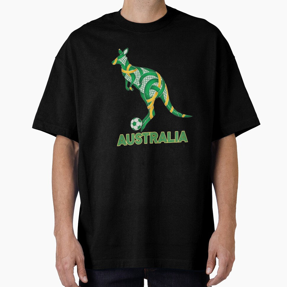 Geometric Kangaroo Australia Spirit by Majorprint