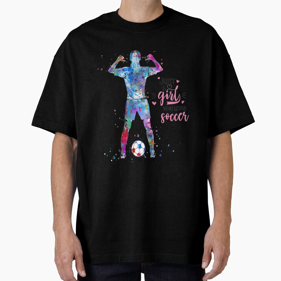 Soccer Player Girl by Rosaliartbook