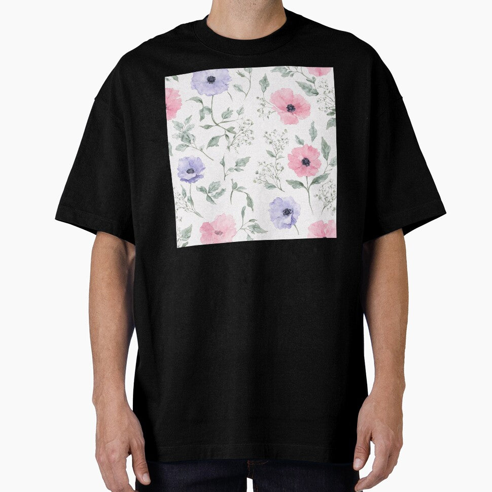 Minimalist Soft Watercolor Floral Pattern by SeamPix