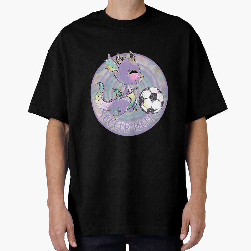 Cute dragon soccer mom by Suzanne Cook