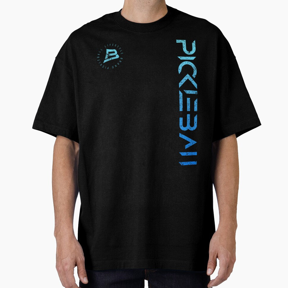 Pickleball Distressed Blue Gradient Casual Design by rrojkfjx42