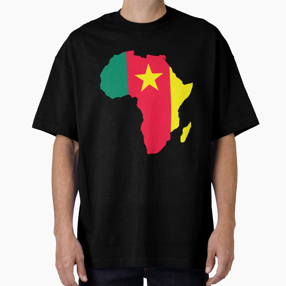 Cameroon Football Jersey Flag Africa Soccer Team Shirt by JackCurtis1991