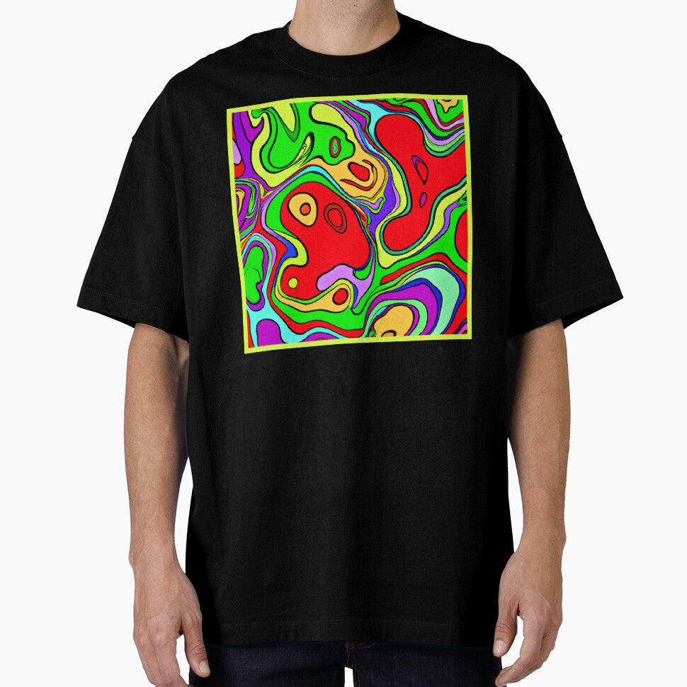 Vibrant And Colorful Abstract Pattern Art by Health And Fitness Posts e-Store