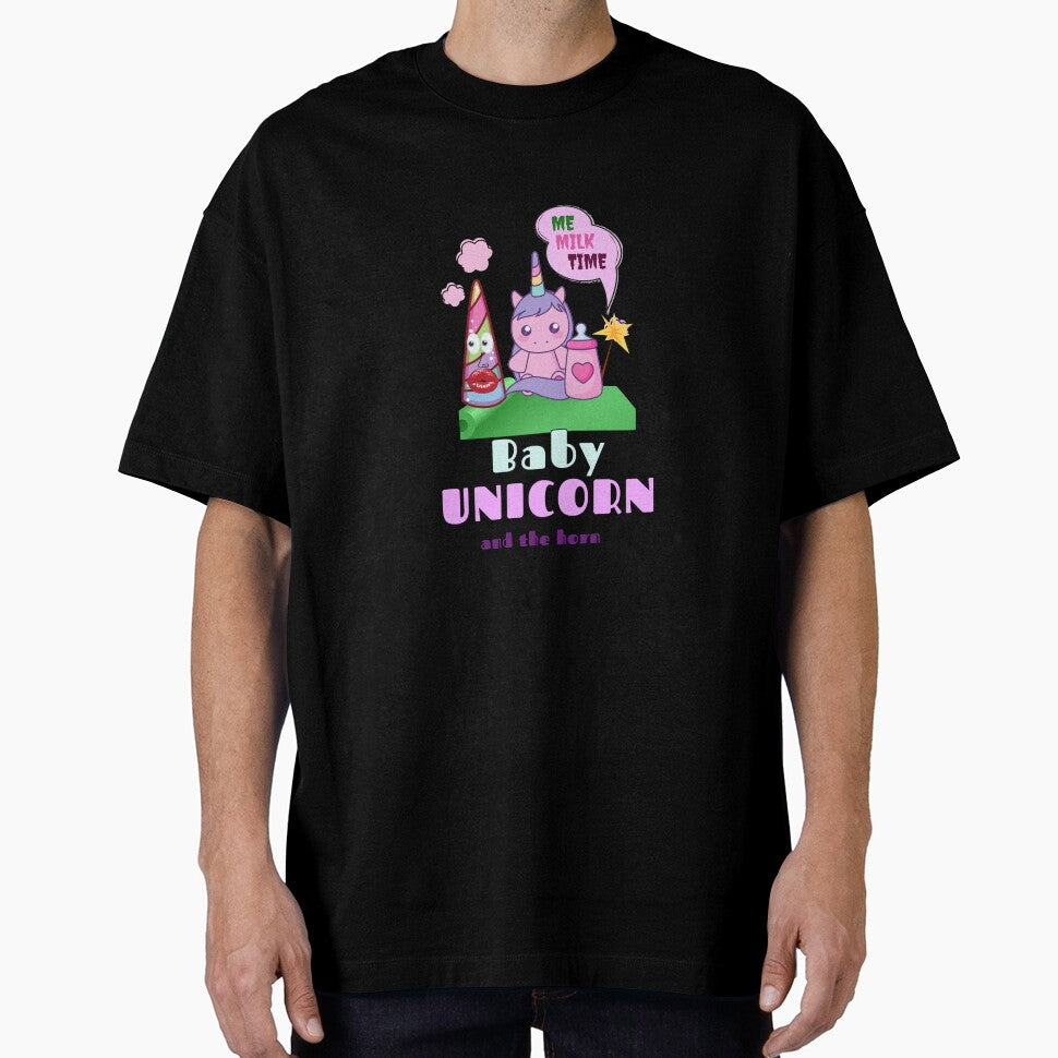 Baby Unicorn And The Horn Me Milk Time by Avienz1