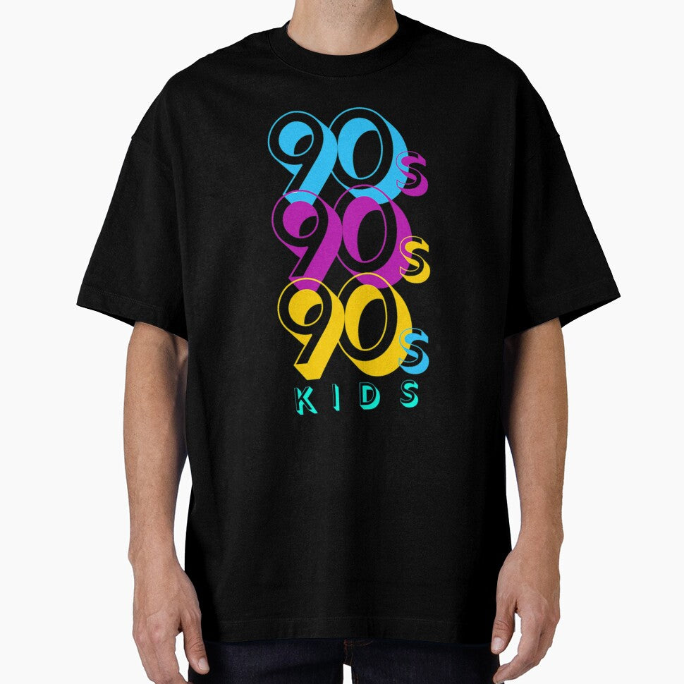 90S Kids Design In Vintage Hot Blue Purple Gold And Green by AmericaStroman