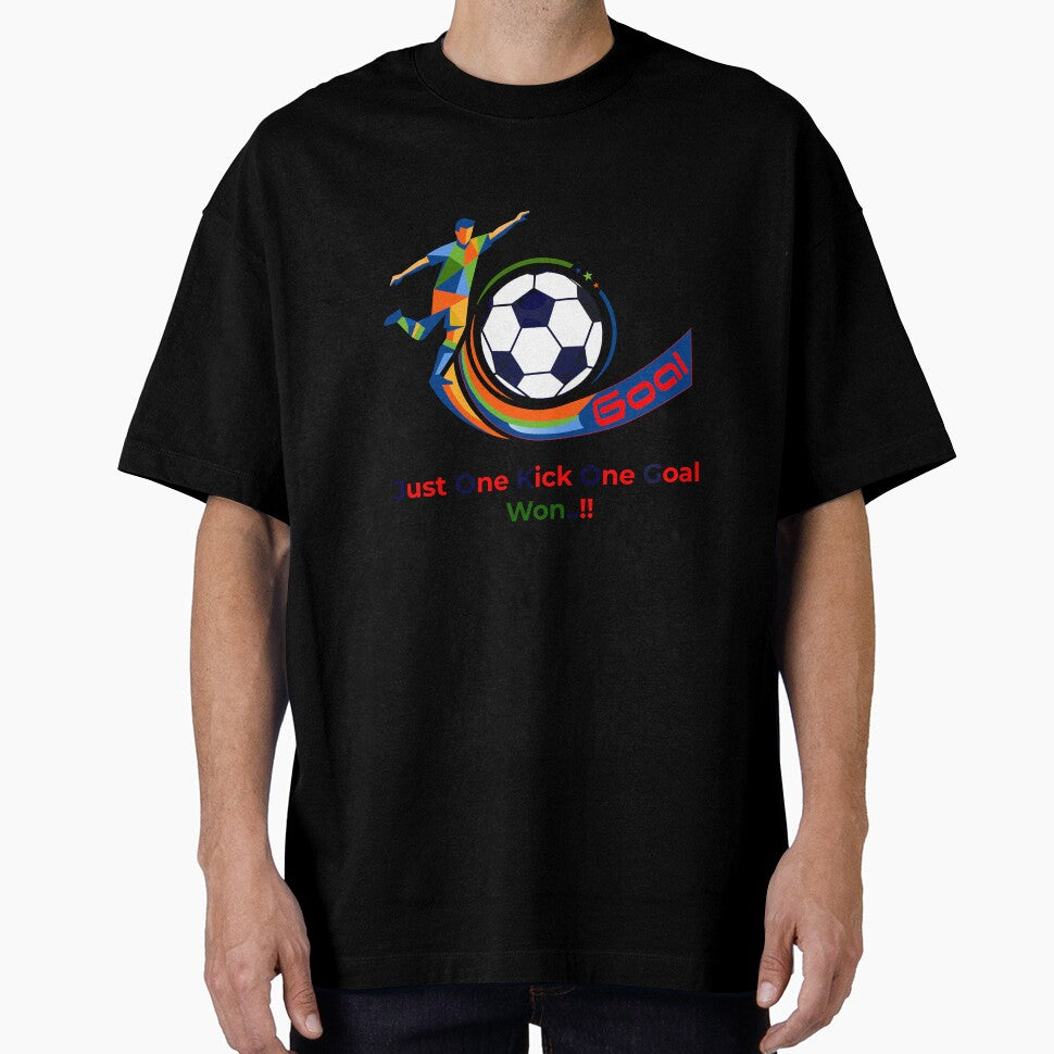 Football Striker Goal Celebration - Just One Kick by Print Expert