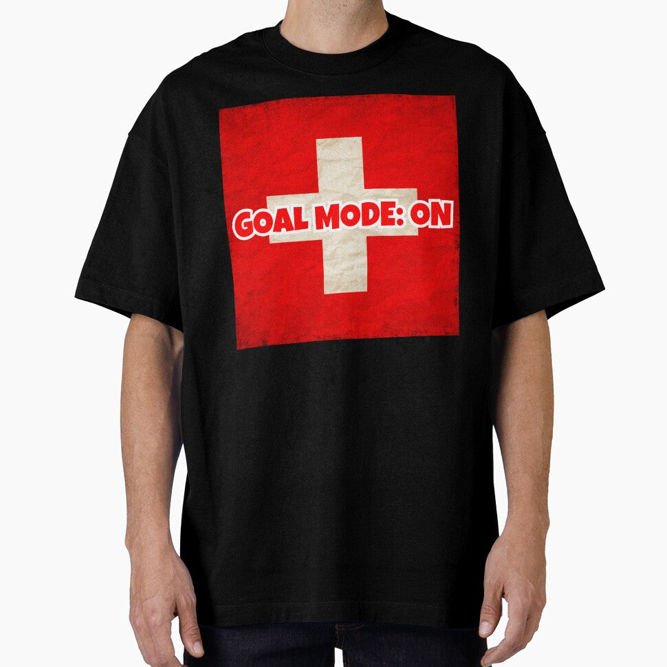 Switzerland Soccer Fan Shirt – GOALMODE: ON Football Tee by LovelyHappyGift