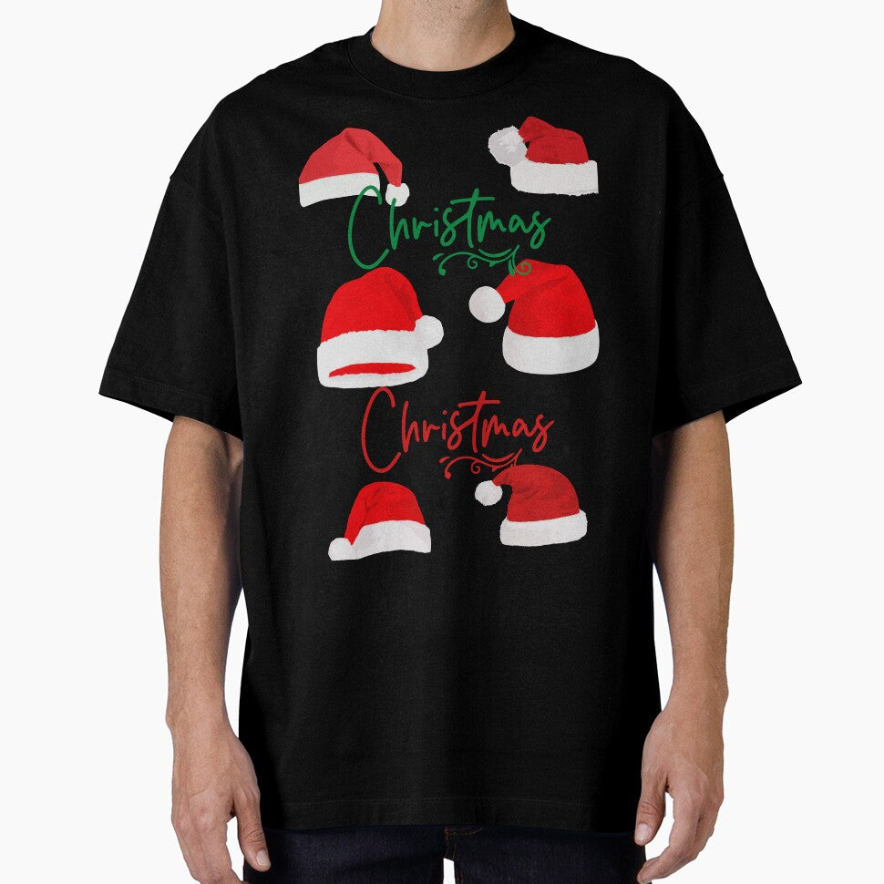 Merry Christmas with a Christmas cap Classic T-Shirt design by hetvick