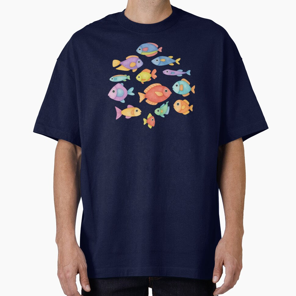 Cute Watercolor Fish by Unhinged Heather