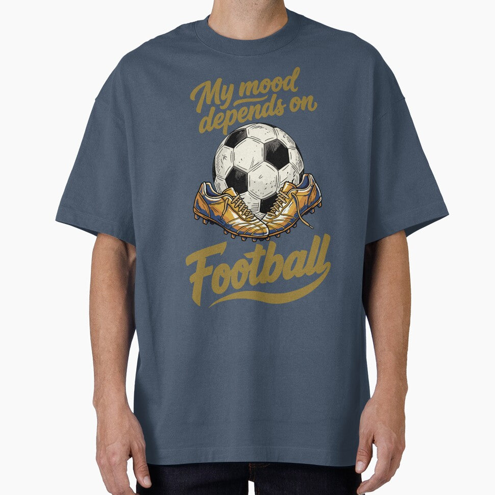 My Mood Depends on Football by CARPIO Creations