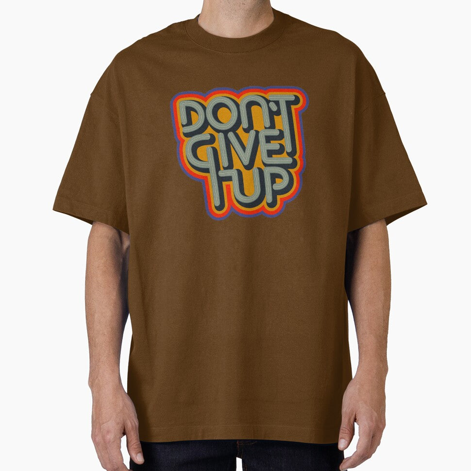 Don't Give Up: Inspirational Graphic Print by BanaEnjoyer2